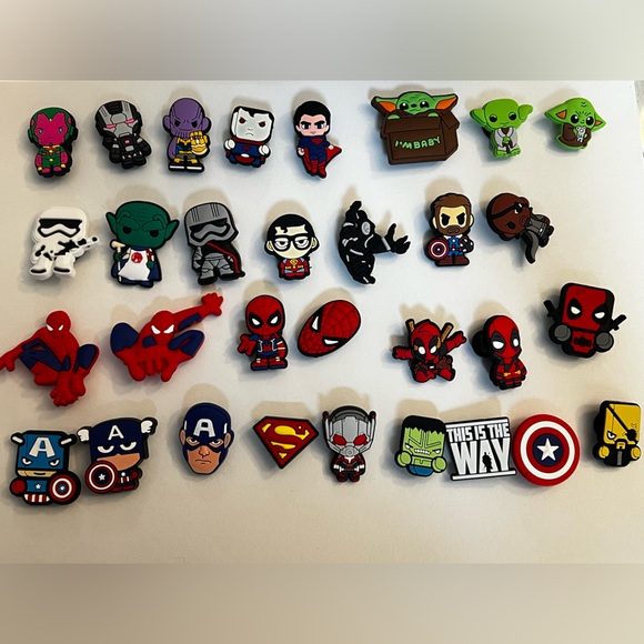 super hero croc shoe charms - Picture 2 of 2